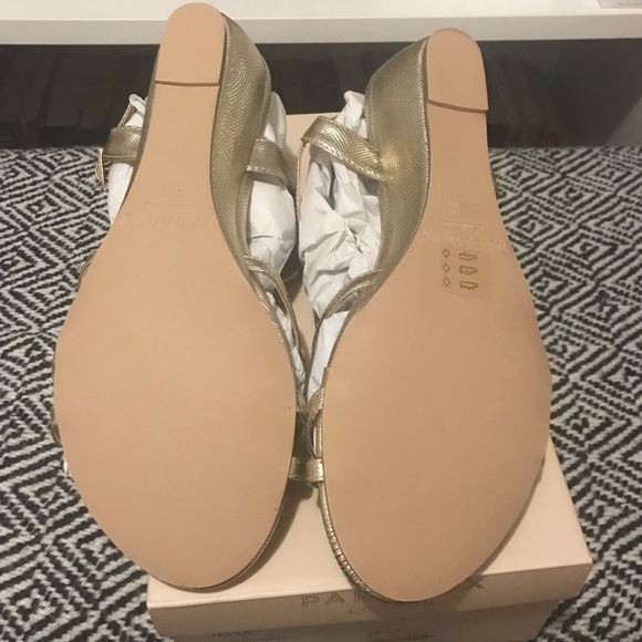 Paradox London Tessa champagne shimmer print, new in box, 9.5W $75 - Picture 6 of 9